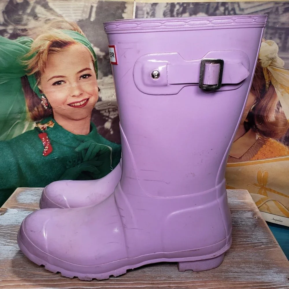 Hunter Purple Rain Boots